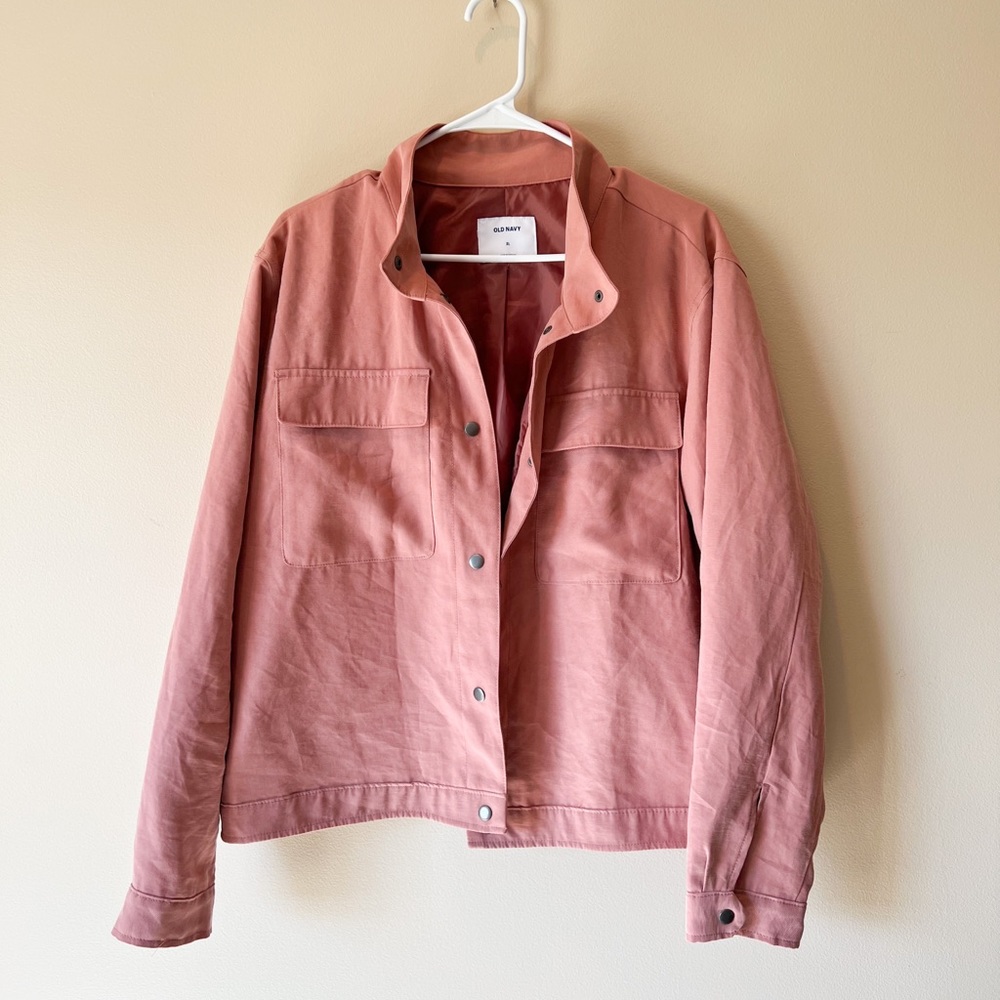 COPY - Old Navy Mauve Rose Bomber jacket